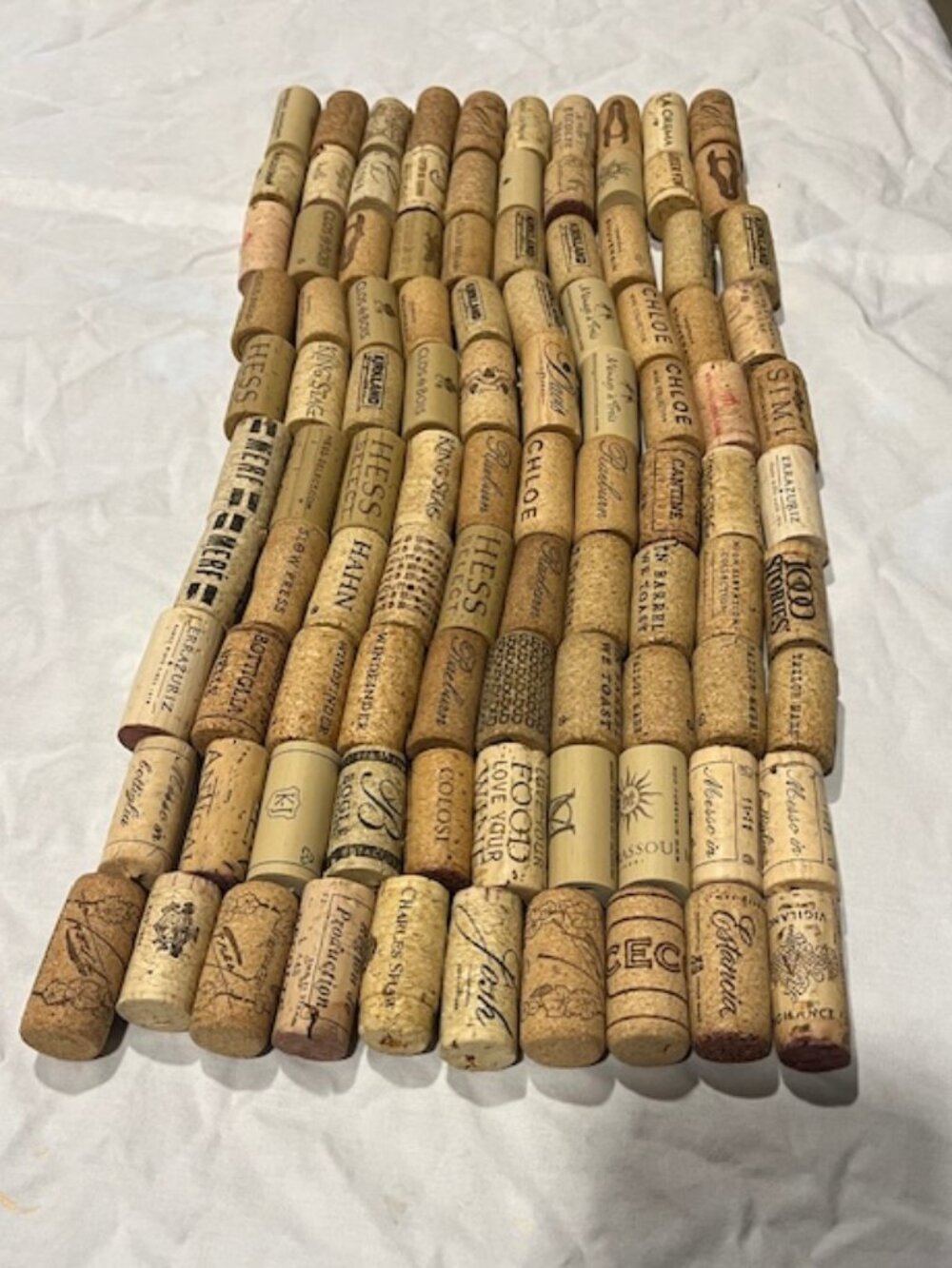 100 Recycled Various Wine Corks For Craft Projects, Coasters, Bulletin Boards